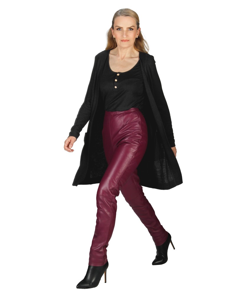 A Feminine Way to Style Leather Pants for Fall - Fashion Jackson