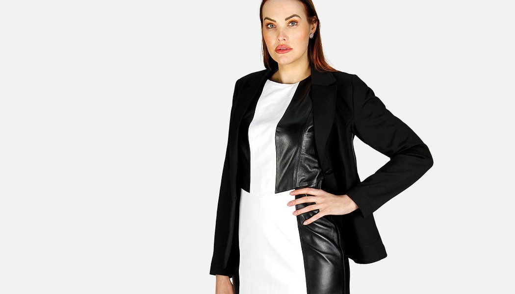 Elegant leather dresses for women - discover the stylish variety at Valaiza.de
